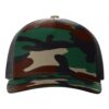 Green Camo / White