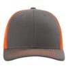 Charcoal / Neon Orange