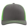 Charcoal / Neon Green
