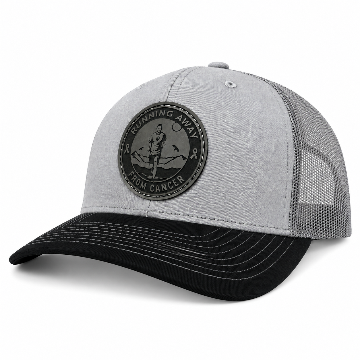 Custom Richardson 112 Trucker Hat + Logo – custom leatherette patch hat