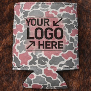 Crimson Camo Koozie
