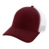 Maroon / White
