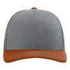 Heather Grey / Charcoal / Dark Orange