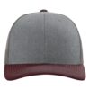 Heather Grey / Charcoal / Maroon