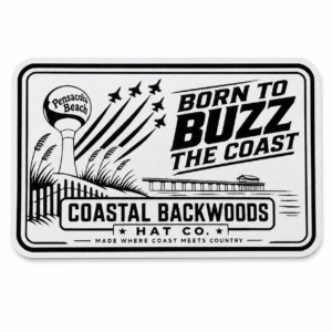 Coastal Backwoods Hat Co-Born To Buzz The Coast-Rectangle