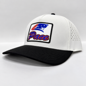 Pace Patriots Durra-Bull 5 Panel Hat – White/Black
